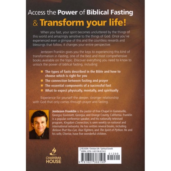 Fasting Book & 5 Week Study Guide by Jentezen Franklin - Picture 2 of 4